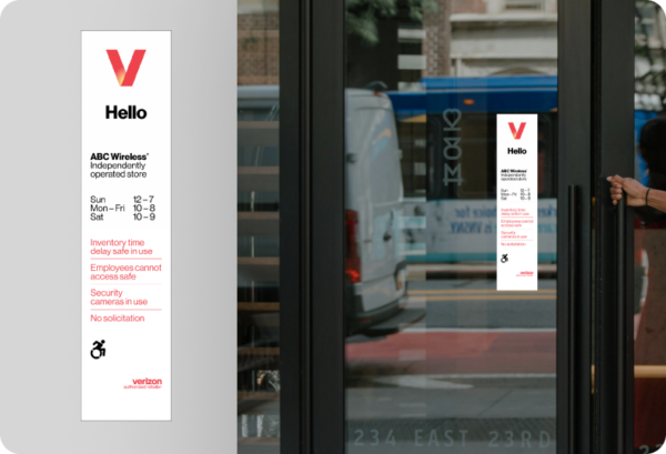 VERIZON DOOR VINYLS - Image 3